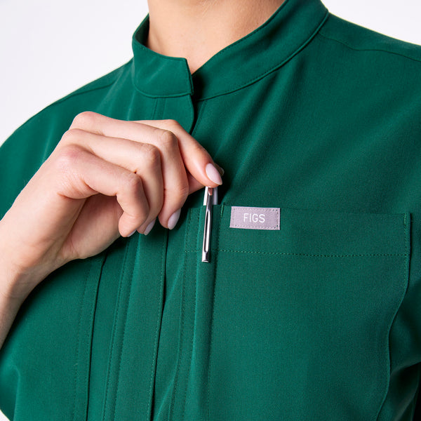 women's Hunter Green  Rafaela Cargo Jogger -  Tall ScrubJumpsuit™