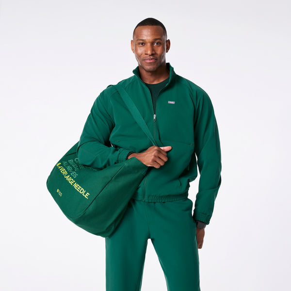 Hunter Green A Very Large Needle Tote