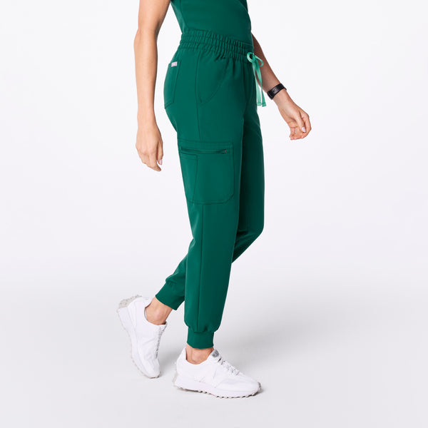 women's Hunter Green Uman Relaxed - Tall Jogger Scrub Pant
