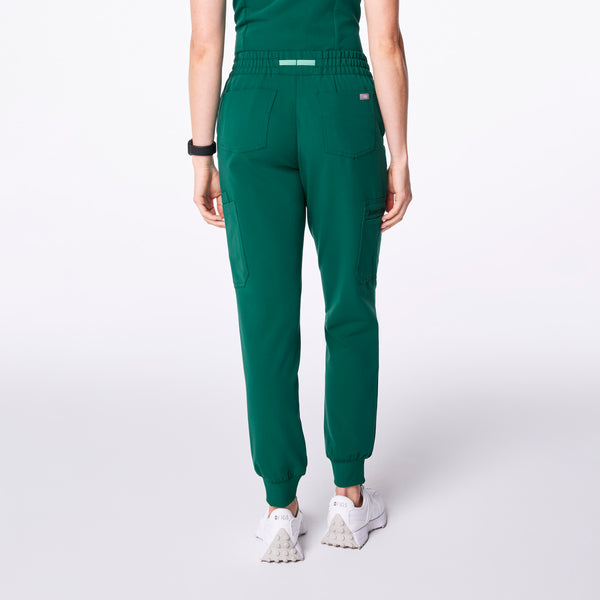women's Hunter Green Uman Relaxed - Jogger Scrub Pant
