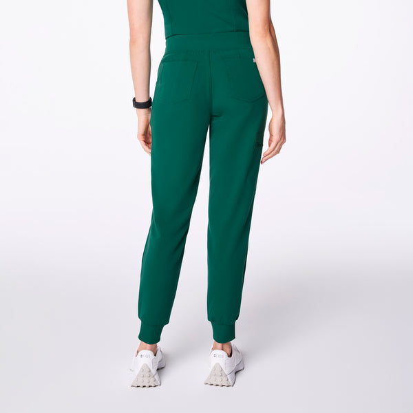 women's Hunter Green Zamora - Petite Jogger Scrub Pant™