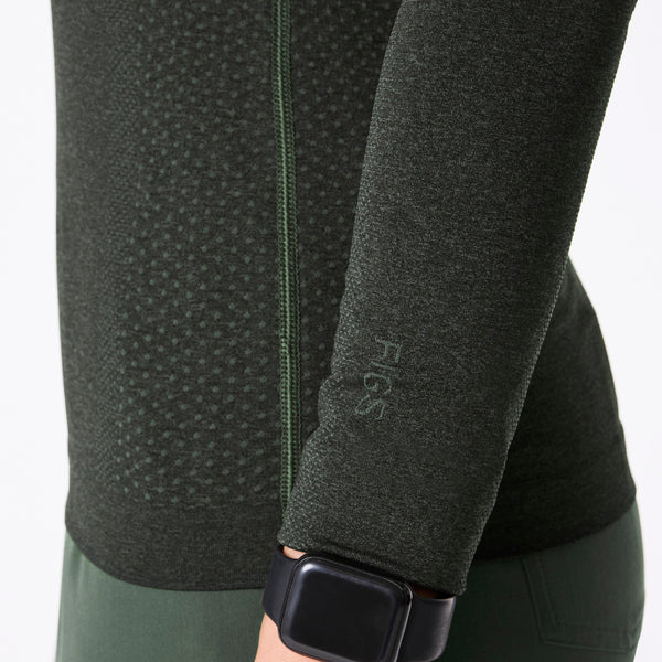 women's Moss Salta Seamless ¼ Zip - Longsleeve Underscrub