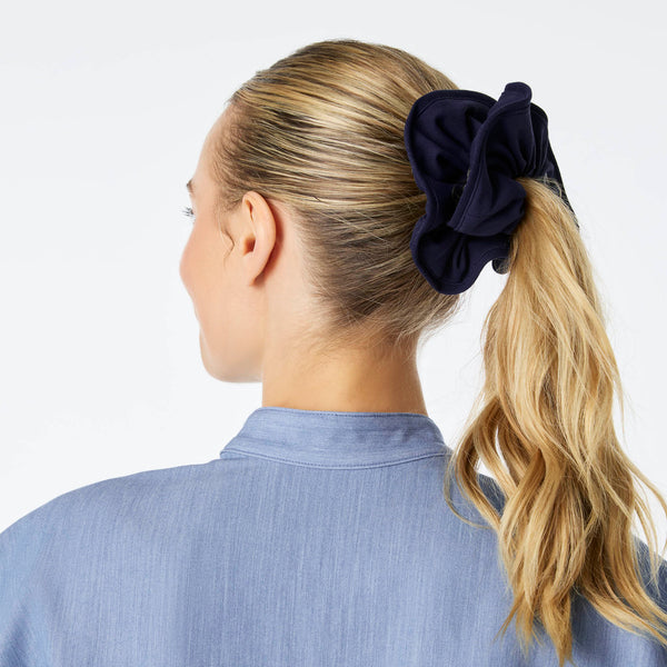 Navy Scrunchie