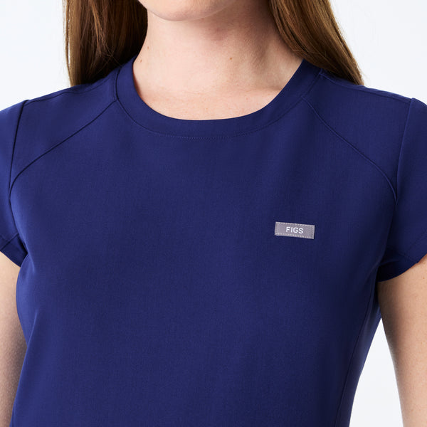 women's Sapphire Bretten Slim Crewneck - Scrub Top