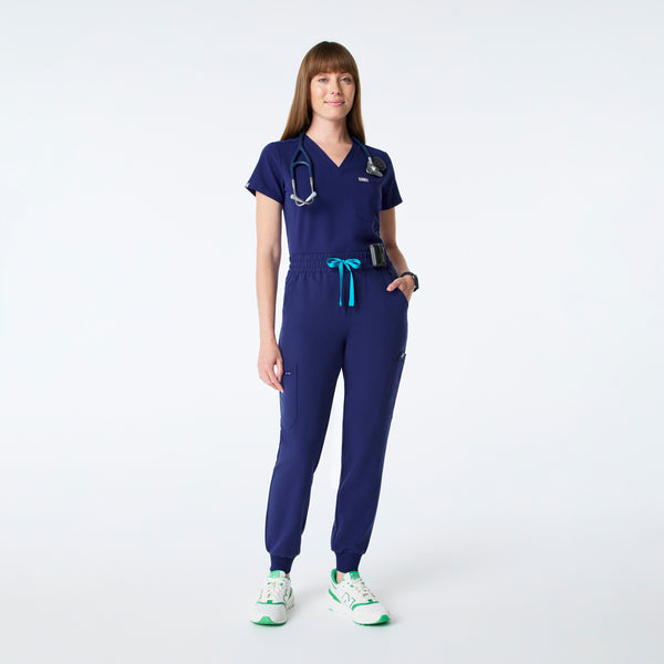 women's Sapphire High Waisted Uman Relaxed - Tall Jogger Scrub Pant