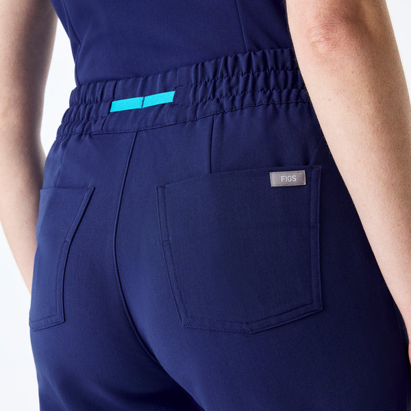 women's Sapphire High Waisted Uman Relaxed - Petite Jogger Scrub Pant