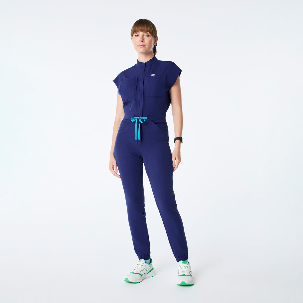 women's Sapphire Rafaela Cargo Jogger - Petite ScrubJumpsuit™