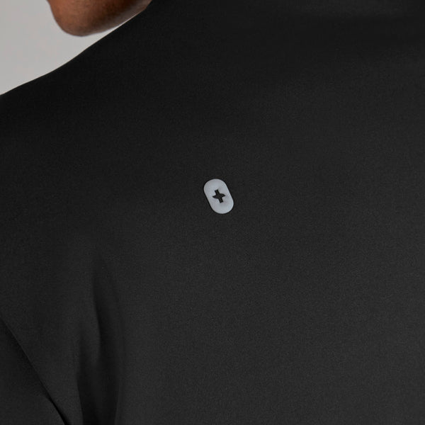 men's Black Dawson FORMx Relaxed Mock Neck - Scrub Top™
