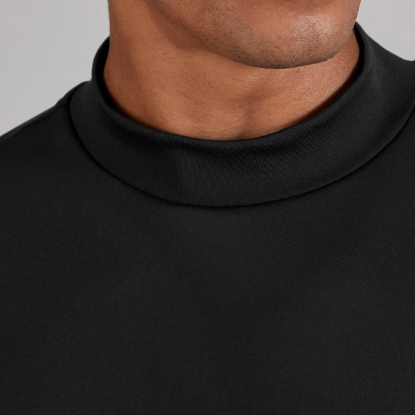 men's Black Dawson FORMx Relaxed Mock Neck - Scrub Top™