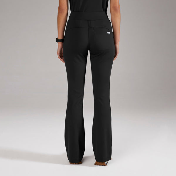 women's Black High Waisted Evanston FORMx Skinny Flare - Scrub Pant™