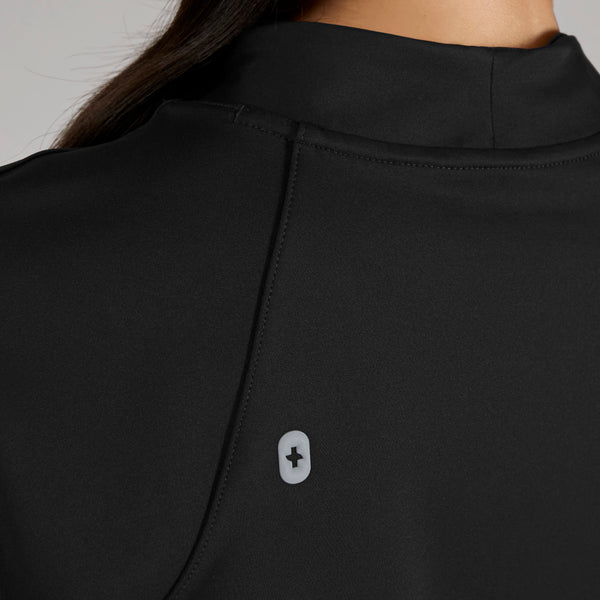 women's Black Ora FORMx Slim Mock Neck - Scrub Top™