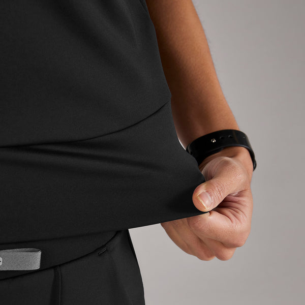 women's Black Ora FORMx Slim Mock Neck - Scrub Top™