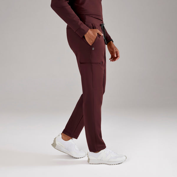 men's Burgundy Pierre FORMx Slim Tapered - Scrub Pant