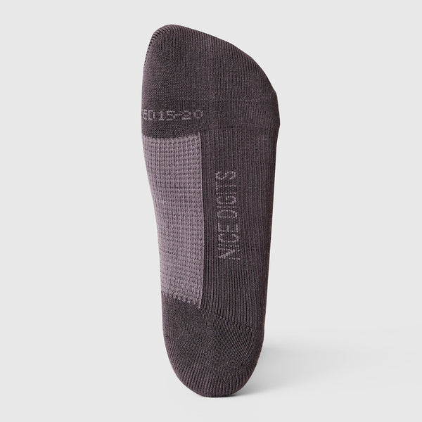 unisex Charcoal Two Tone FIGS | ArchTek® 15-20 mmHg - Crew Compression Socks