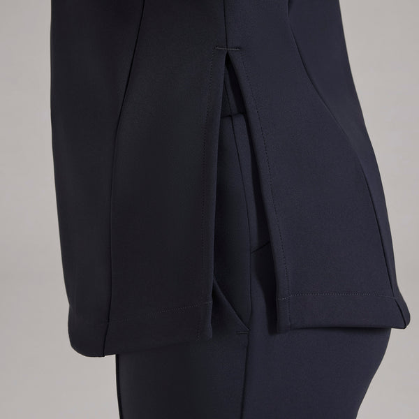 women's Navy Alma FORMx Slim Crewneck Tunic - Scrub Top™