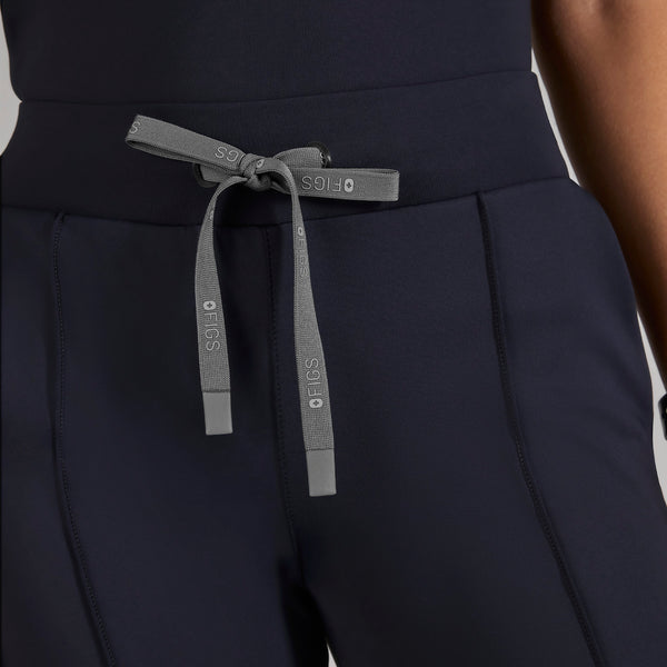 women's Navy High Waisted Evanston FORMx Skinny Flare - Petite Scrub Pant™