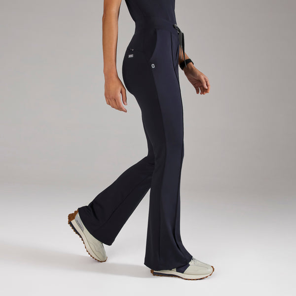 women's Navy High Waisted Evanston FORMx Skinny Flare - Petite Scrub Pant™
