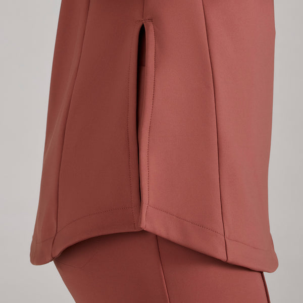 women's Rosewood Alma FORMx Slim Crewneck Tunic - Scrub Top™