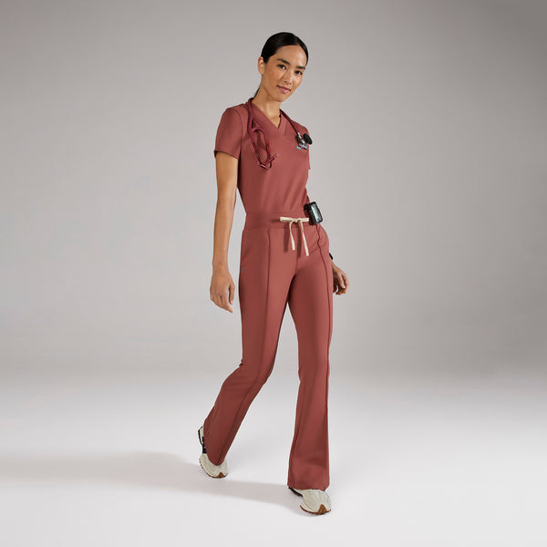 women's Rosewood High Waisted Evanston FORMx Skinny Flare - Petite Scrub Pant™