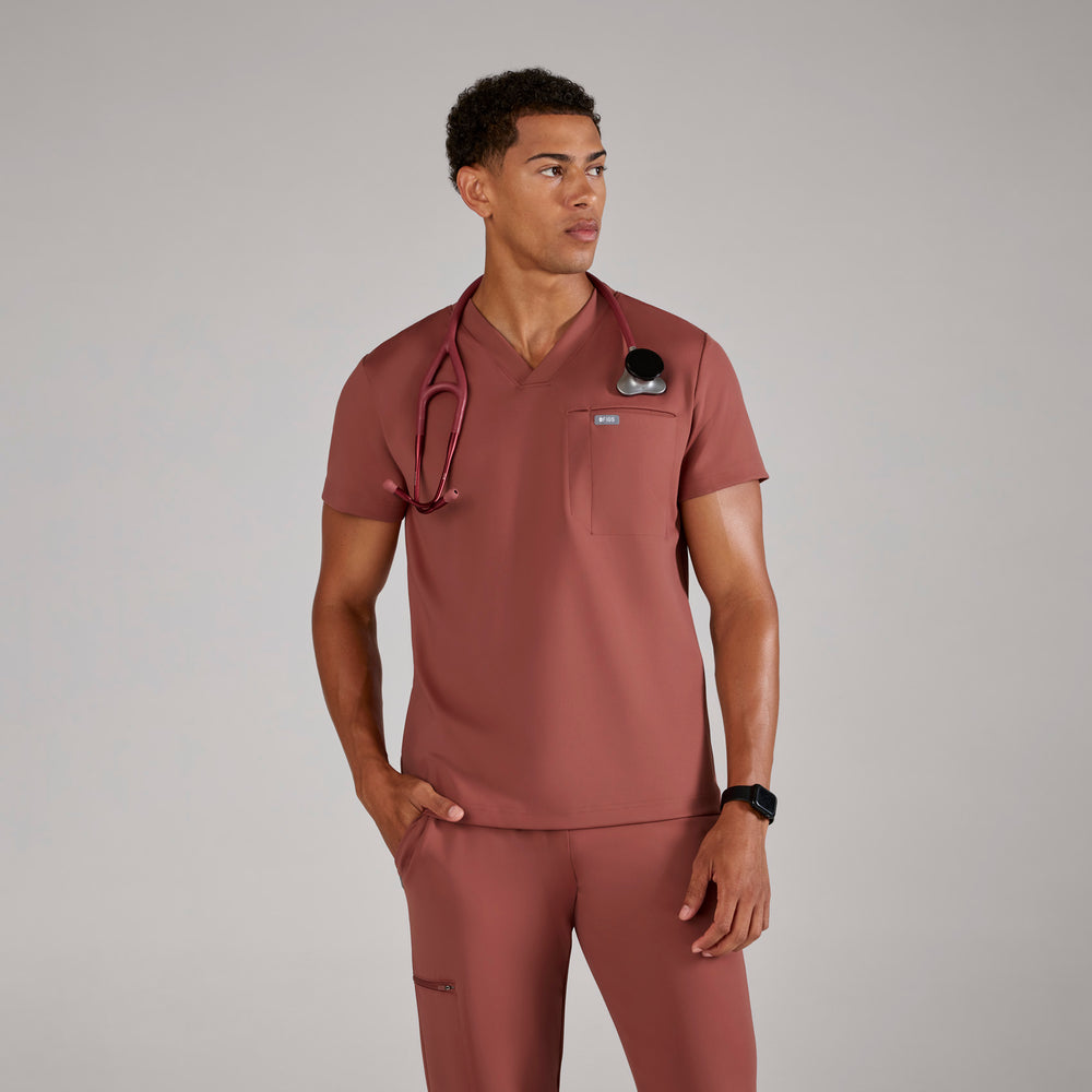 men's Rosewood Logan FORMx Slim V-Neck - Scrub Top