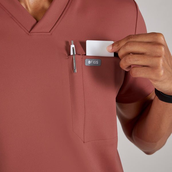 men's Rosewood Logan FORMx Slim V-Neck - Scrub Top