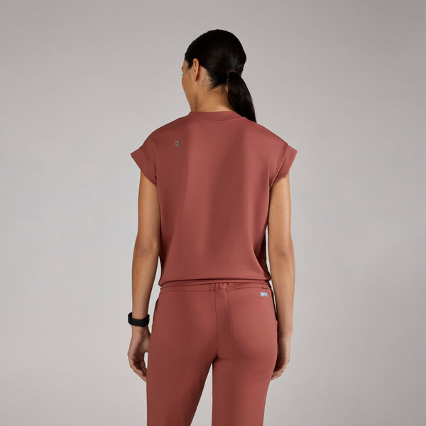 women's Rosewood Mira FORMx Relaxed V-Neck - Scrub Top™