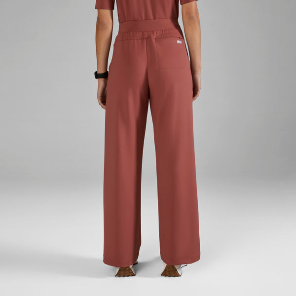 women's Rosewood High Waisted Salina FORMx Wide Leg - Petite Scrub Pant™