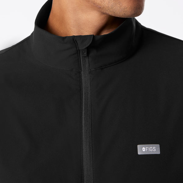 men's Black On-Shift Bennet Scrub Jacket™