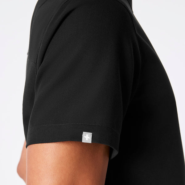 men's Black Jasper Polo - Scrub Top