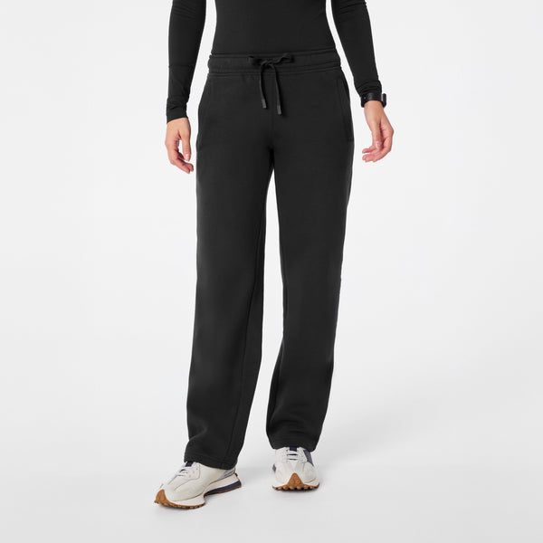 women's Black Off-Shift Straight Leg - Sweatpant™