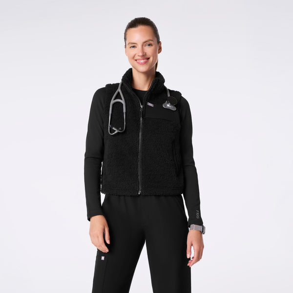 women's Black On-Shift High Pile Vest™