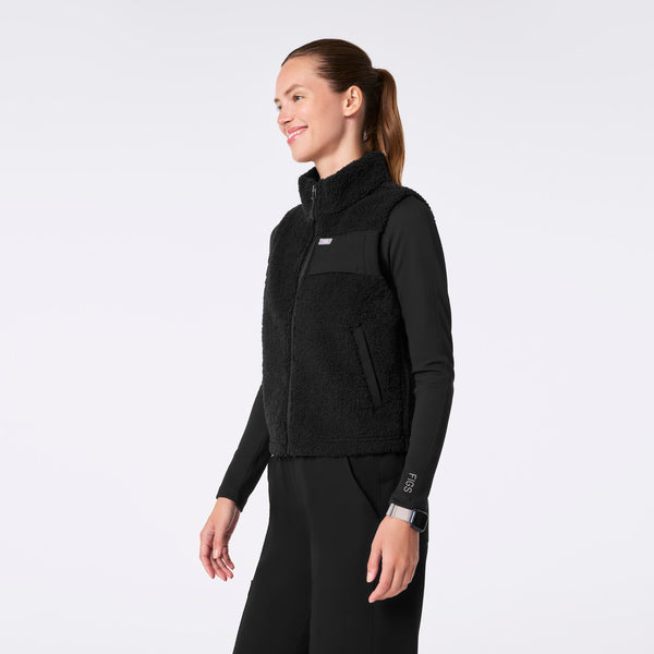 women's Black On-Shift High Pile Vest™
