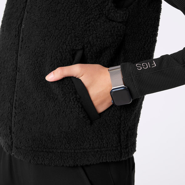 women's Black On-Shift High Pile Vest™