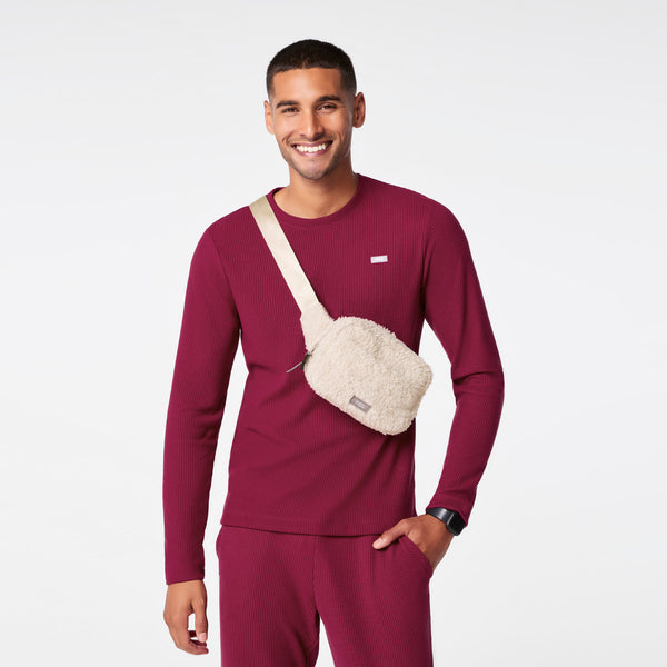 Bone High Pile Belt Bag