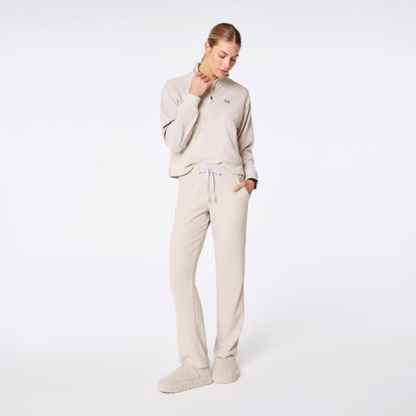 women's Bone Off-Shift Waffle Straight Leg Pant™