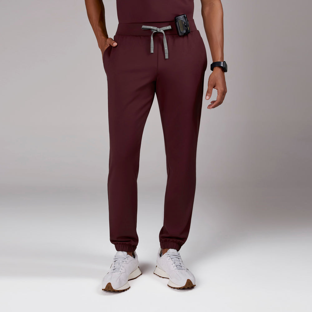 men's Burgundy Forster FORMx Jogger - Short Scrub Pant™