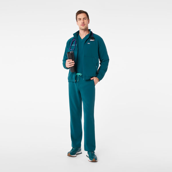 men's Caribbean Blue Cobaki -  Scrub Jacket