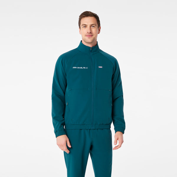 men's Caribbean Blue Cobaki -  Scrub Jacket