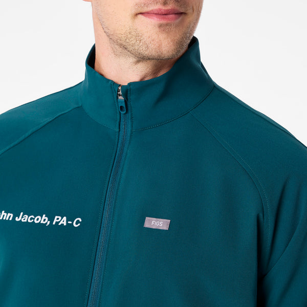 men's Caribbean Blue Cobaki -  Scrub Jacket