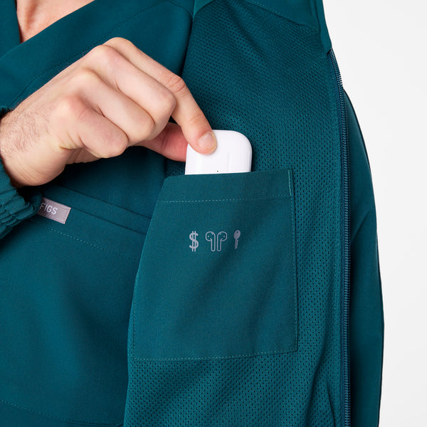 men's Caribbean Blue Cobaki -  Scrub Jacket