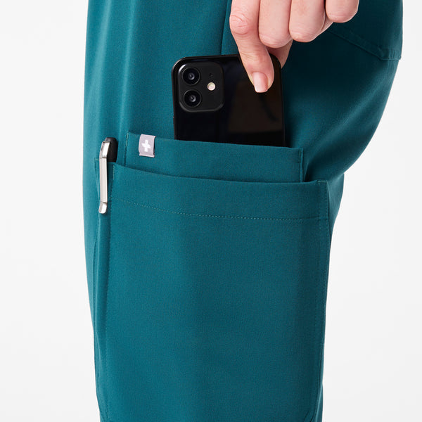 Women's Caribbean Blue Dowa High-Rise Straight-Leg - Scrub Pant