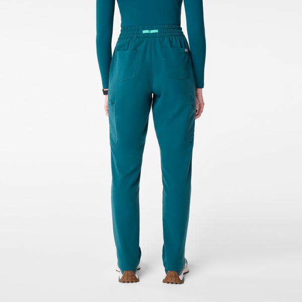 Women's Caribbean Blue Dowa High-Rise Straight-Leg - Tall Scrub Pant