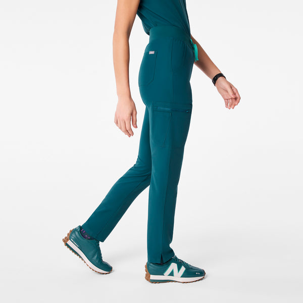 women's Caribbean Blue High Waisted Yola - Skinny Scrub Pant™