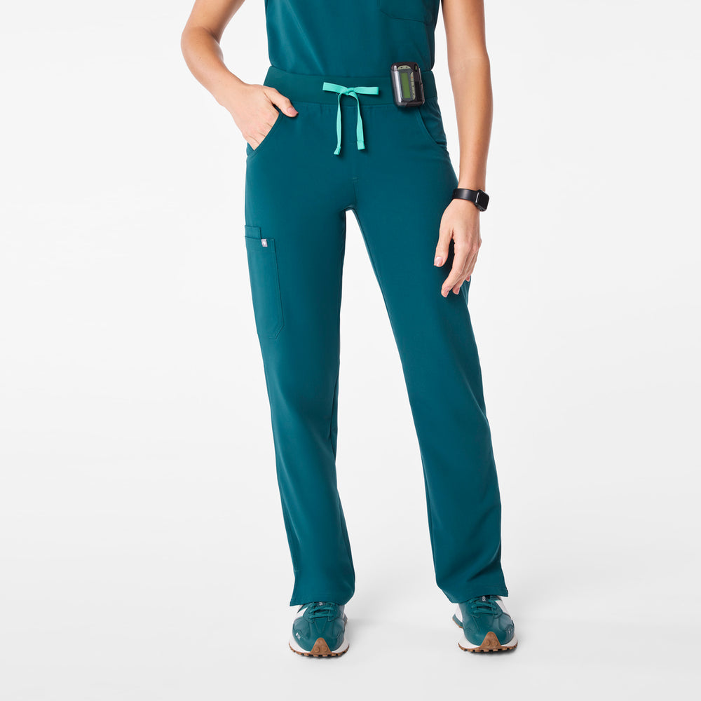 women's Caribbean Blue Kade - Tall Cargo Scrub Pant™
