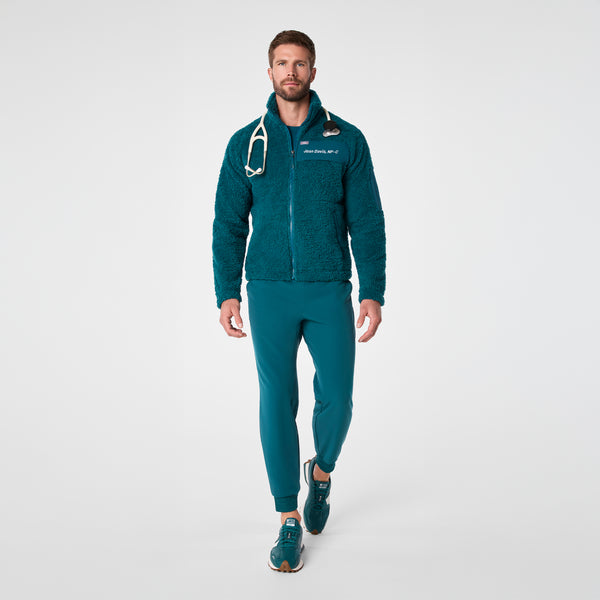 men's Caribbean Blue On Shift High Pile - Bomber Jacket™