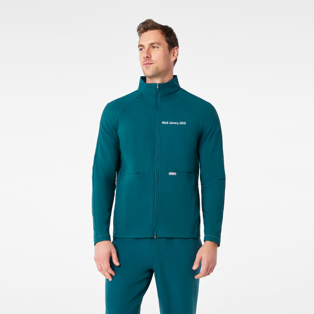 men's Caribbean Blue On-Shift ContourKnit Jacket™