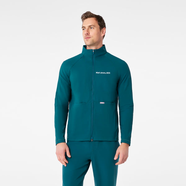 men's Caribbean Blue On-Shift ContourKnit Jacket™