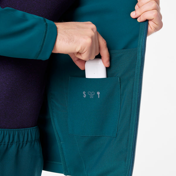 men's Caribbean Blue On-Shift ContourKnit Jacket™