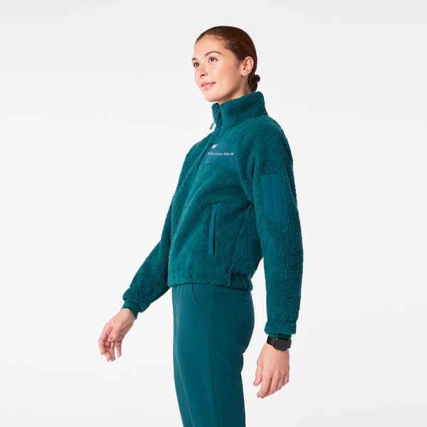 women's Caribbean Blue On-Shift High Pile - Bomber Jacket™