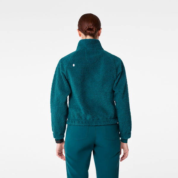 women's Caribbean Blue On-Shift High Pile - Bomber Jacket™